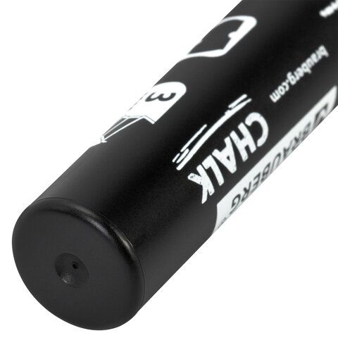 Маркер меловой белый 3мм стираемый BRAUBERG CHALK 1/10 (Клиент)