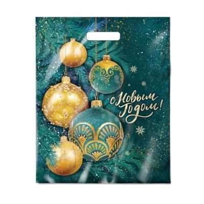 НГ Пакет с вырубной ручкой (38х47)-60 Сибирский декор 50/500 НГ Пакет с вырубной ручкой (38х47)-60 Сибирский декор 50/500