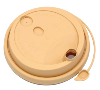 Крышка для бумажных стаканов d 90 мм с питейником флип-топ крафт ВЗЛП 50/1000 