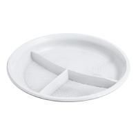 Тарелка d-205 3-х секционная ПС Атлас эконом 100/1400 Тарелка d-205 3-х секционная ПС Атлас эконом 100/1400