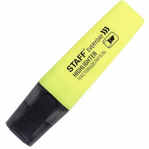 Текстмаркер желтый 1-5мм STAFF EVERYDAY 1/12