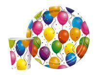 Тарелка картон с рисунком набор 10шт d-230 Праздник 1/48