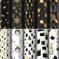 НГ Бумага упаковочная 70х100см ЗОЛОТАЯ СКАЗКА Black Gold White 10дизайнов 105г/м2 1/50 НГ Бумага упаковочная 70х100см ЗОЛОТАЯ СКАЗКА Black Gold White 10дизайнов 105г/м2 1/50