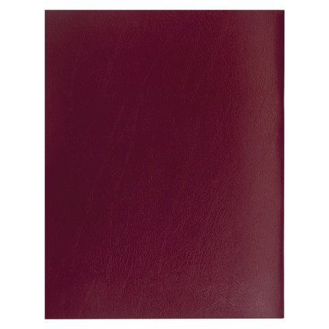 Тетрадь 96л А4 клетка бумвинил 60 г/м2 офсет №1 бордовый STAFF 1/20