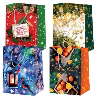 НГ Пакет подарочный ламинированный (18x23x10) Микс№2 1/12/360 НГ Пакет подарочный ламинированный (18x23x10) Микс№2 1/12/360