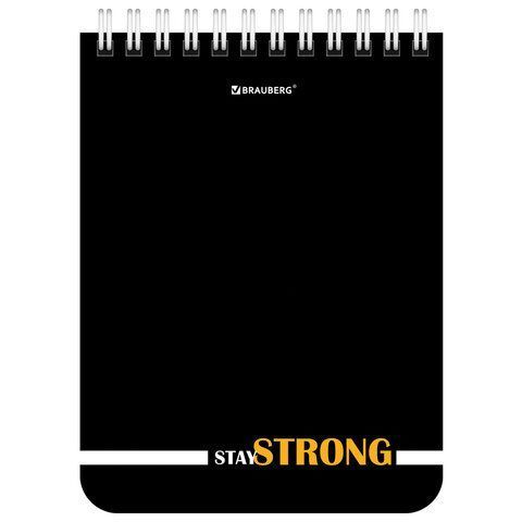 Блокнот 40л А6 108х145мм клетка гребень Black & notes 1/6/96