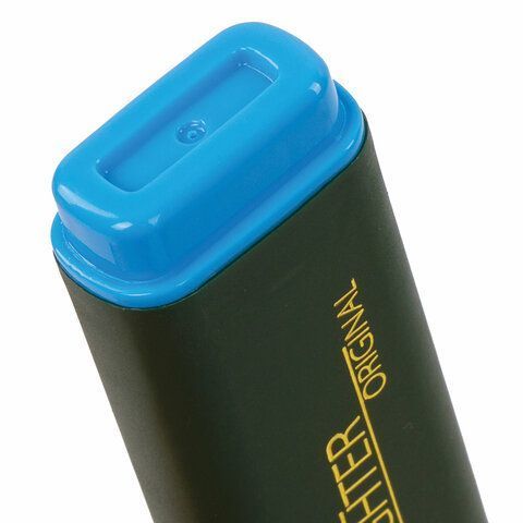 Текстмаркер голубой 1-5 мм скошенный наконечник BRAUBERG ORIGINAL 1/12/576 (Клиент)