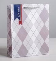 Пакет подарочный бумажный (18х23х10) ламинир Для тебя 1/250