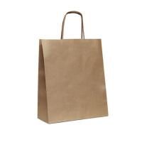 Пакет бумажный крафт с кручеными ручками 240х140х280  300/300