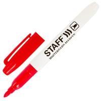 Маркер для доски красный 2,5мм тонкий корпус круглый наконечник STAFF 1/12