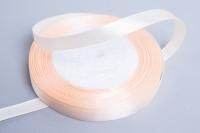 Лента атласная 10мм 25м персиковая 1/10