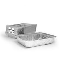 Касалетка алюминиевая 225х175/194х144мм 1040мл L-край (крышка 437625) 25/400